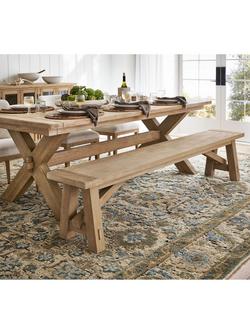 Pottery Barn Toscana Medium Bench, Seadrift - view 2, Seadrift