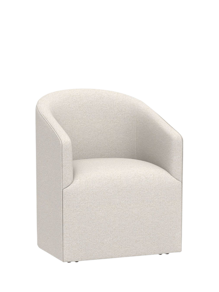 Pottery Barn Baldwin Dining Chair, Oatmeal, Oatmeal