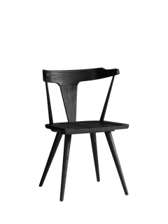 Pottery Barn Set Of 2 Westan Dining Chair, Black