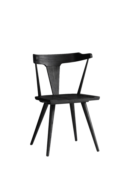 Pottery Barn Westan Dining Chair, Set of 2, Black, Black