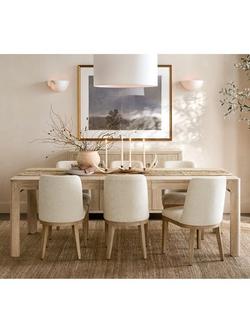 Pottery Barn Aptos Dining Table, Sandwash - view 2, Sandwash