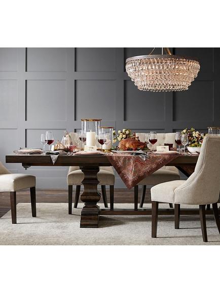 Pottery Barn Banks Dining Table, Alfresco Brown - view 2, Alfresco Brown