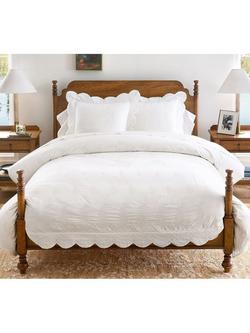 Pottery Barn Heirloom Bedding, White