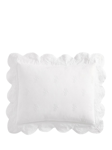 Pottery Barn Heirloom Bedding, White