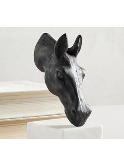 Pottery Barn Horse Head Book Ends, Set of 2, H24cm, Bronze - view 2, Bronze