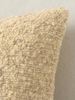Pottery Barn Carson Woven Cushion Cover, Dark Flax - view 2, Dark Flax