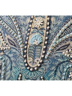 Pottery Barn Harper Embroidered Cushion Cover, Blue Multi - view 2, Blue Multi