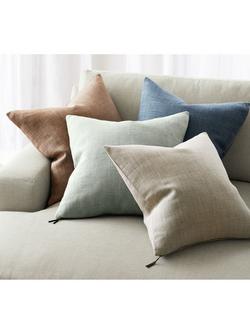 Pottery Barn Libeco Linen Cushion Cover - view 2, Bone