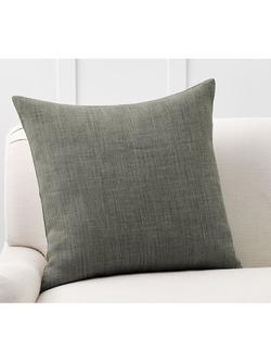 Pottery Barn Libeco Linen Cushion Cover, Sage Grass
