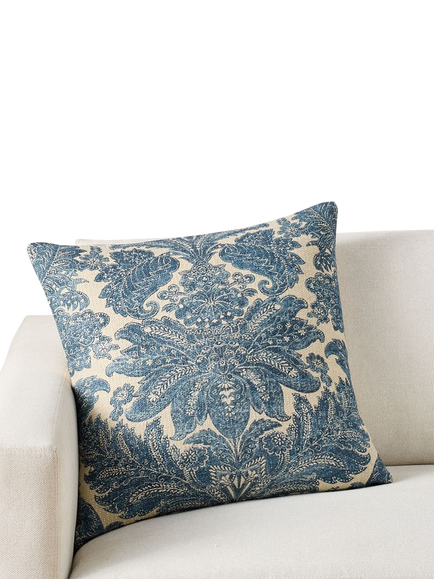 Pottery Barn Massey Cushion Cover, Indigo, Indigo