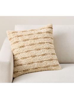 Pottery Barn Oslo Tufted Cushion Cover, Ivory, Ivory