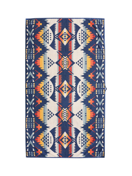 Pendleton Cotton Spa Towel, Nehalem Navy, Nehalem Navy