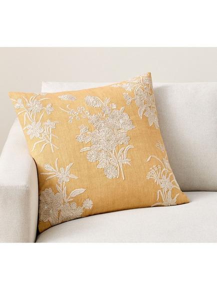 Pottery Barn Summer Breeze Cushion Cover, Gold, Gold