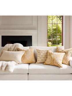 Pottery Barn Summer Breeze Cushion Cover, Gold - view 2, Gold