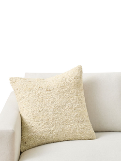Pottery Barn Vassar Woven Textured Cushion Cover, Parchment, Parchment