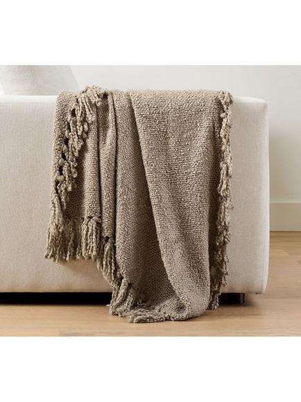 Pottery Barn Dreamy Fringe Throw, Drizzle