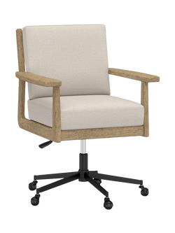 Pottery Barn Cody Swivel Desk Chair, Oatmeal, Oatmeal