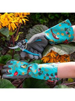 Burgon & Ball Flora & Fauna Gauntlet Garden Gloves - view 2, Multi