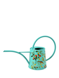 Burgon & Ball RHS Flora & Fauna Indoor Watering Can, 1L, Green/Multi, Multi