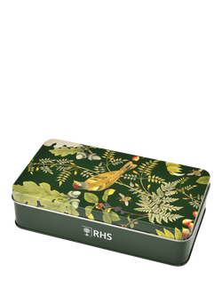 Burgon & Ball RHS Woodland Wonders Sowing Pot Tin, Green - view 2, Multi