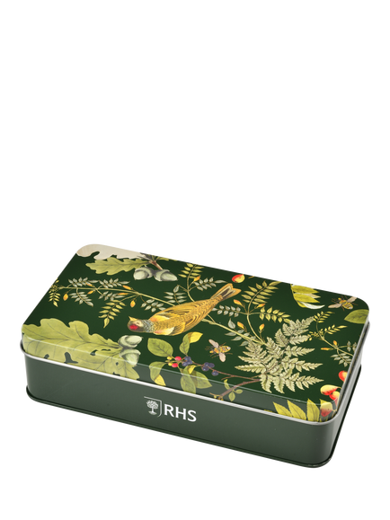 Burgon & Ball RHS Woodland Wonders Sowing Pot Tin, Green - view 2, Multi