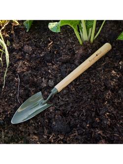 Burgon & Ball BoronGreen RHS Mid-Length Handle Trowel, Green - view 2, Green
