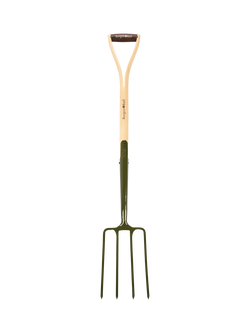 Burgon & Ball BoronGreen RHS Digging Fork, Green, Green
