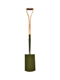 Burgon & Ball BoronGreen RHS Digging Spade, Green, Green