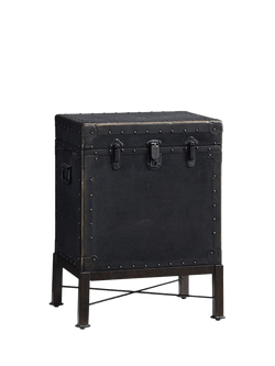 Pottery Barn Ludlow Accent Table, Black, Black