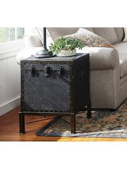 Pottery Barn Ludlow Accent Table, Black - view 2, Black