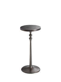 Pottery Barn Round Metal Cocktail Table, Bronze, Bronze