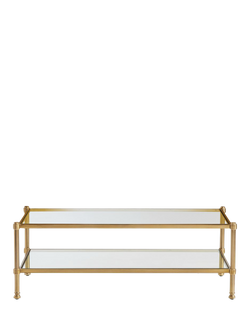 Pottery Barn Everson Coffee Table, Brass, Brass