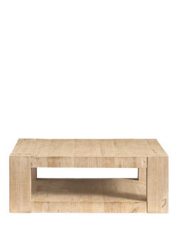 Pottery Barn Rockport Square Coffee Table, Pale Sand, Pale Sand