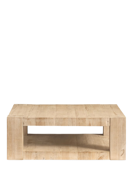 Pottery Barn Rockport Square Coffee Table, Pale Sand, Pale Sand