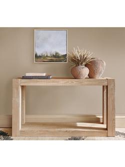 Pottery Barn Rockport Console Table, Pale Sand - view 2, Pale Sand