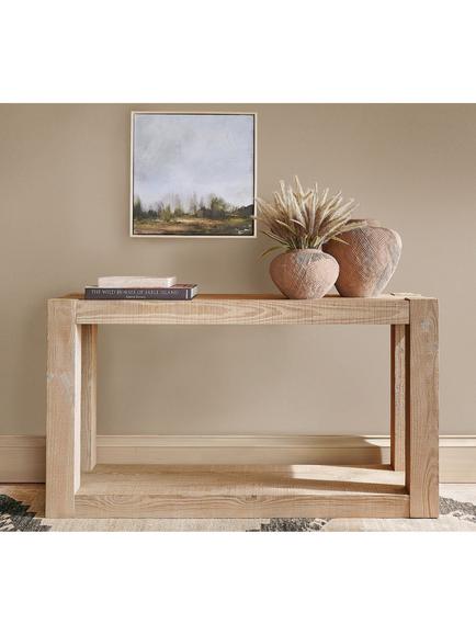 Pottery Barn Rockport Console Table, Pale Sand - view 2, Pale Sand