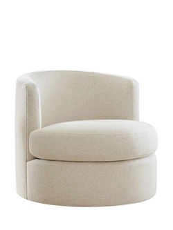 Pottery Barn Balboa Swivel Armchair, Oatmeal, Oatmeal