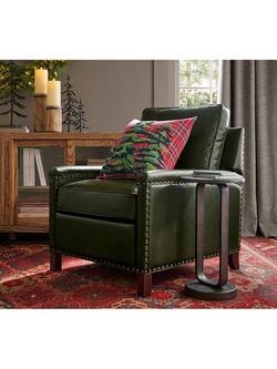 Pottery Barn Tyler Leather Recliner Chair, Vintage Hunter - view 2, Vintage Hunter