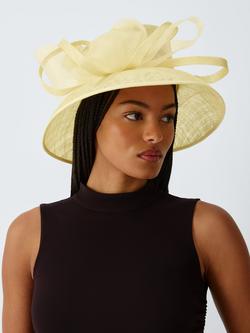 John Lewis Margot Down Brim Occasion Hat, Yellow