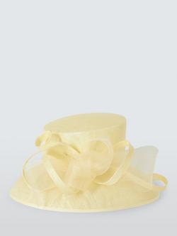 John Lewis Margot Down Brim Occasion Hat - view 2, Yellow