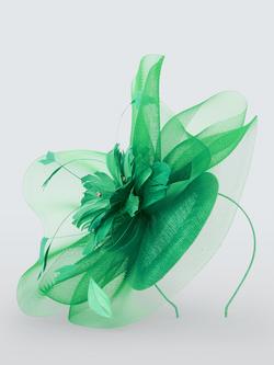 Snoxells Sacha Small Disc Fascinator - view 2, Green