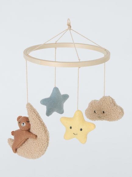 John Lewis Daydream Bear Mobile - view 2, Multi