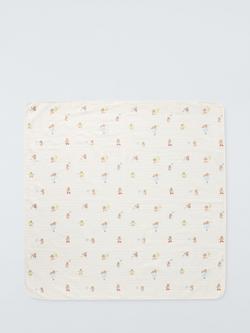 John Lewis Daydream Bear Muslin Blanket, Multi, Multi