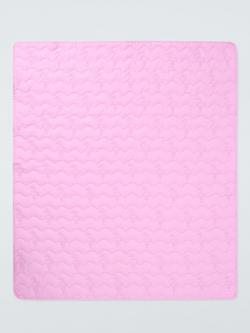 John Lewis Eden Safari Quilted Blanket, Pink, Pink