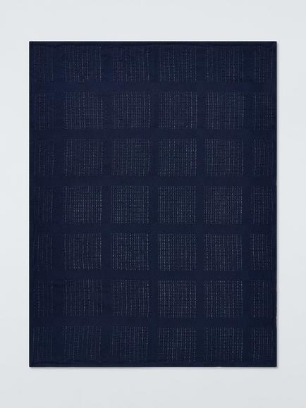 John Lewis Essential Cellular Blanket, Blue, Blue