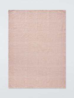 John Lewis Essential Cellular Blanket, Pink, Pink