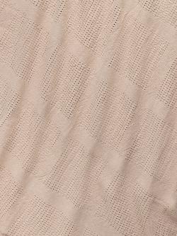 John Lewis Essential Cellular Blanket - view 2, Natural