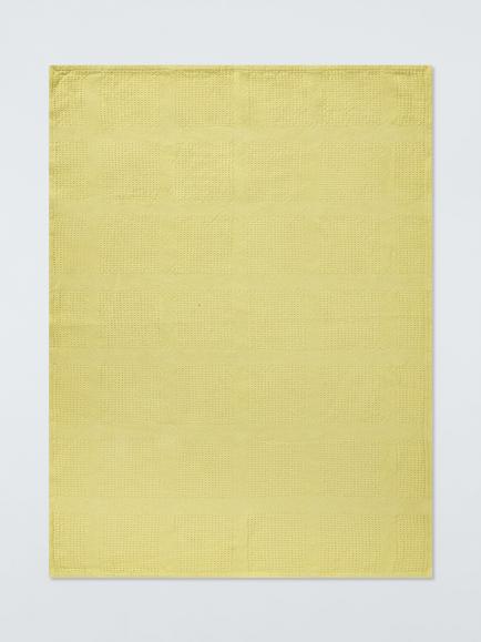 John Lewis Essential Cellular Blanket, Yellow