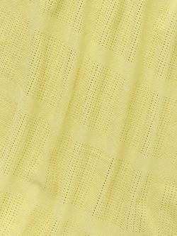 John Lewis Essential Cellular Blanket - view 2, Yellow