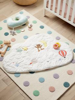 John Lewis Daydream Cloud Playmat - view 2, Natural
